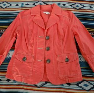 Brand New 🌟 Coral Denim Jacket
